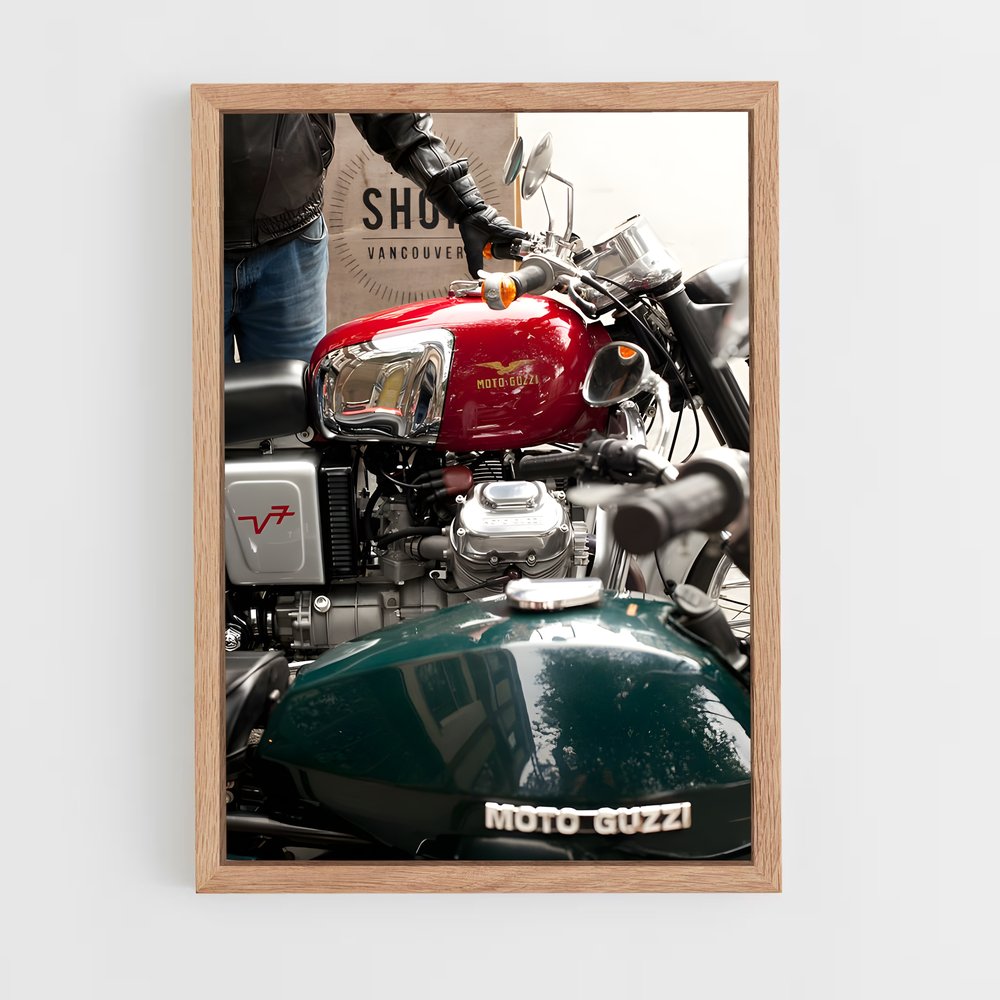 Poster Élégance Moto Guzzi (vue 4)